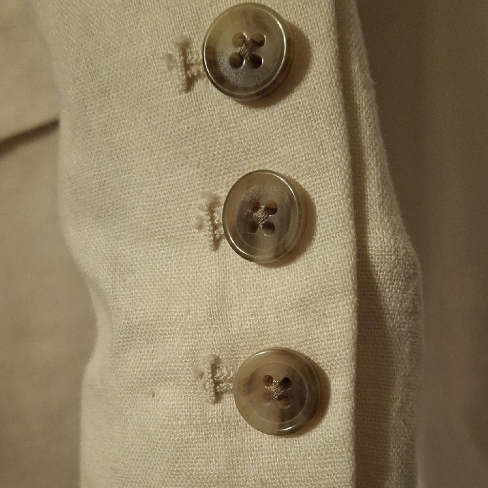 Old Navy Women's Beige Linen Blazer XS - Picture 4 of 8